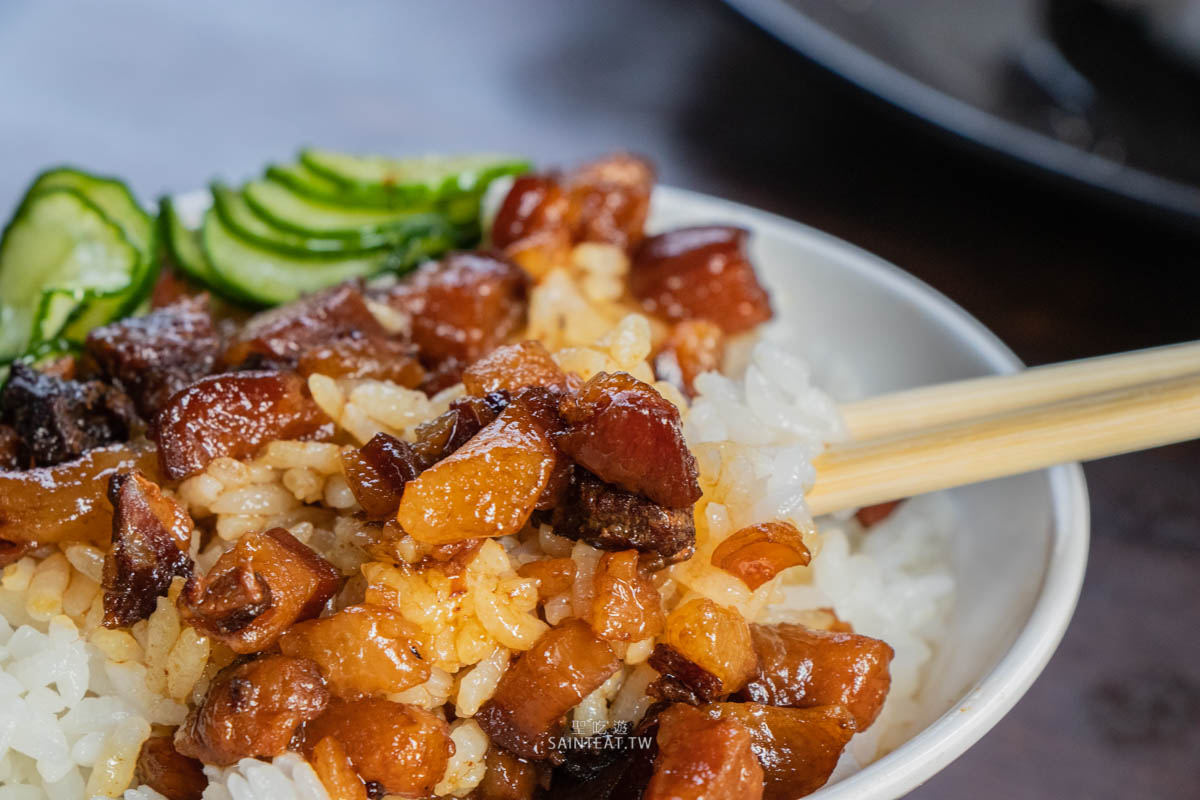 台北焢肉飯必吃》一甲子餐飲｜絕對可以角逐台北市第一名的控肉/滷肉飯