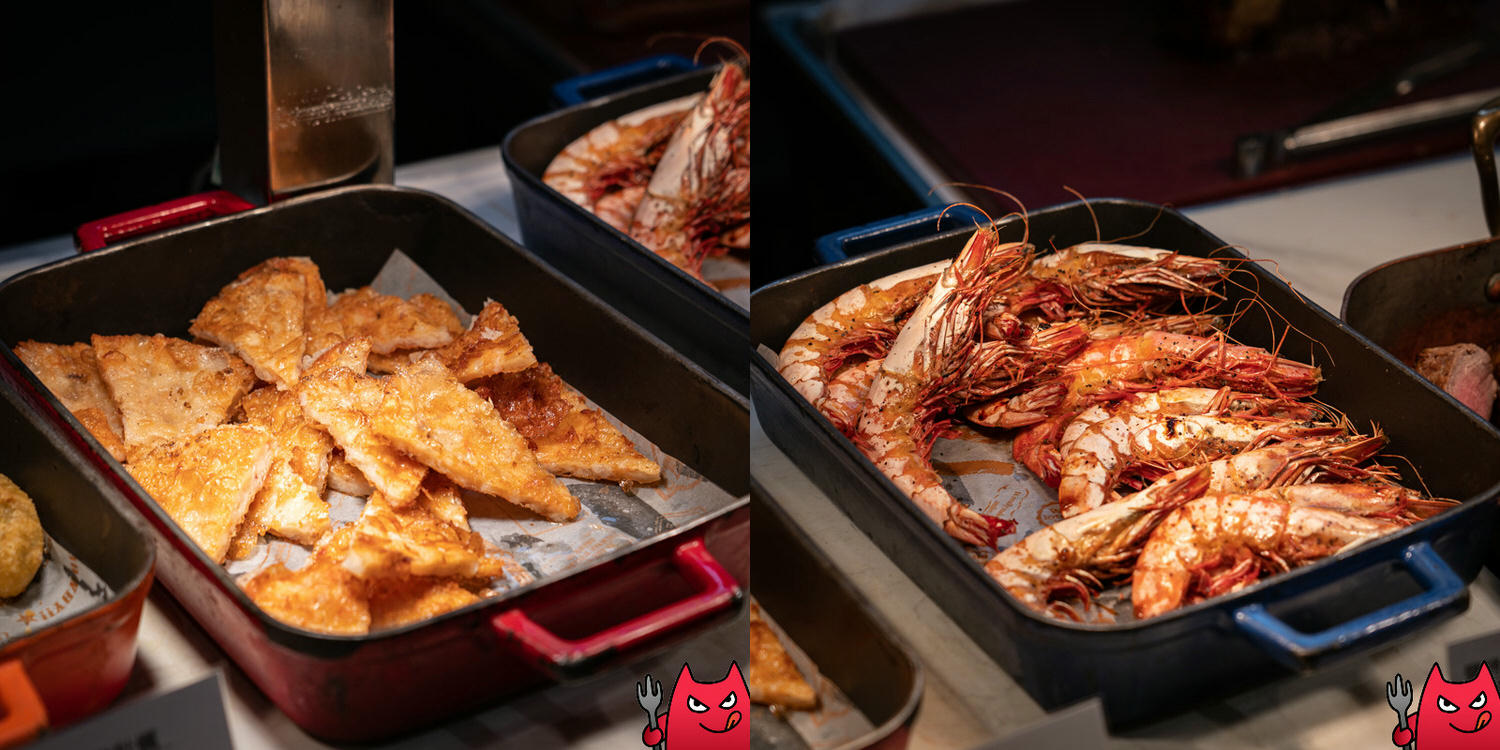 台北吃到飽推薦》六福萬怡敘日全日餐廳｜生蠔生食級干貝跟烤大蝦爽吃3.5小時，毀譽參半的評價居然很好吃！