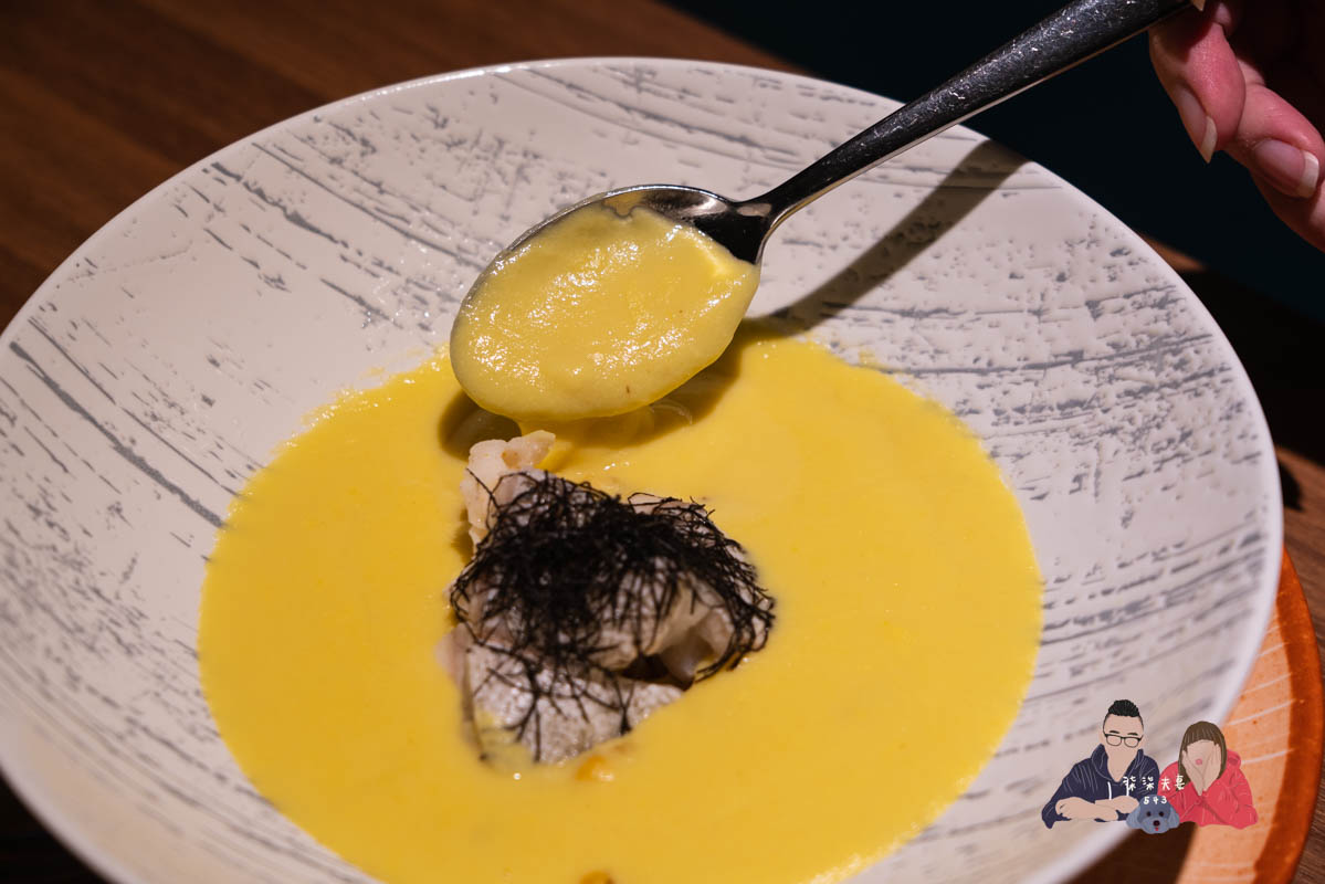 台中萬楓酒店楓橋餐廳奶油石斑栗米湯3