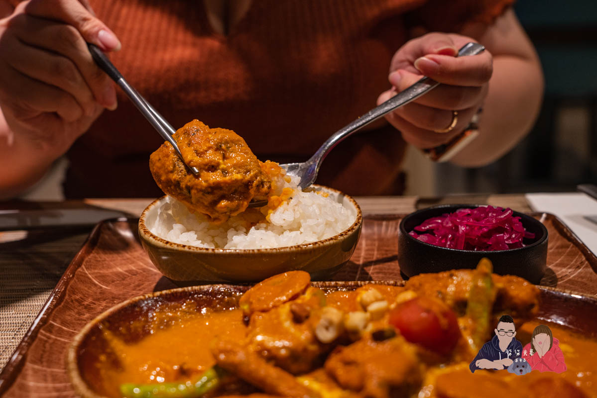 台中萬楓酒店楓橋餐廳番茄果仁嫩雞印度咖哩-4