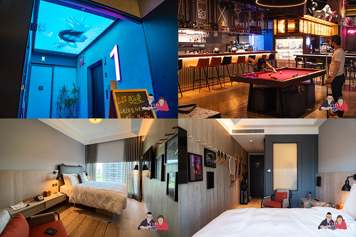 台中飯店推薦》10家住宿過1000至3000元的乾淨平價飯店,真實評價不踩雷 - 第2張圖 Moxy Taichung台中豐邑Moxy酒店