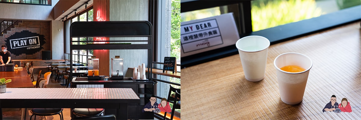 台中豐邑MOXY酒店》夜店運動風飯店超Chill～但停車場車道也太窄了吧XD！