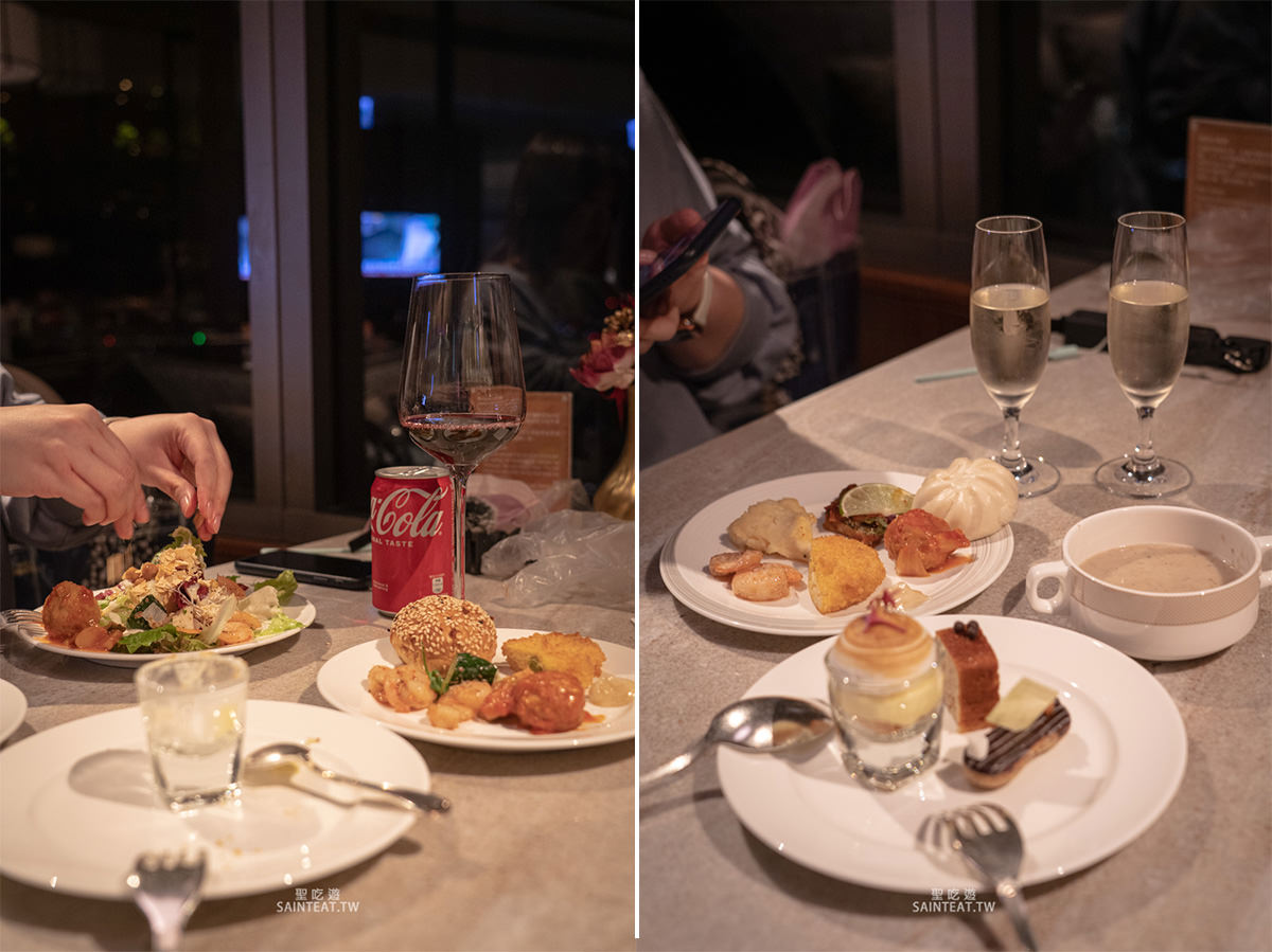 台北遠東香格里拉豪華閣》尊榮客房開箱｜直面101的下午茶跟Happy hour，酒還沒喝就先醉了！