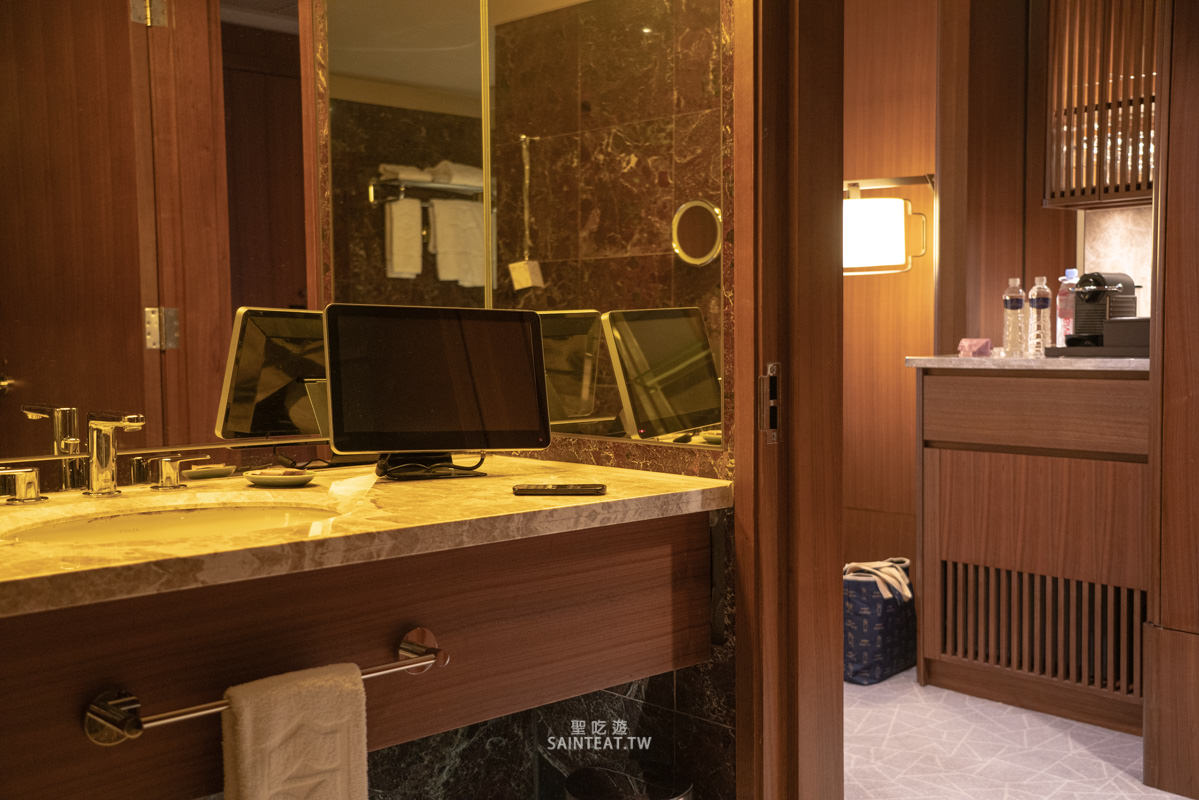 台北遠東香格里拉豪華閣》尊榮客房開箱｜直面101的下午茶跟Happy hour，酒還沒喝就先醉了！