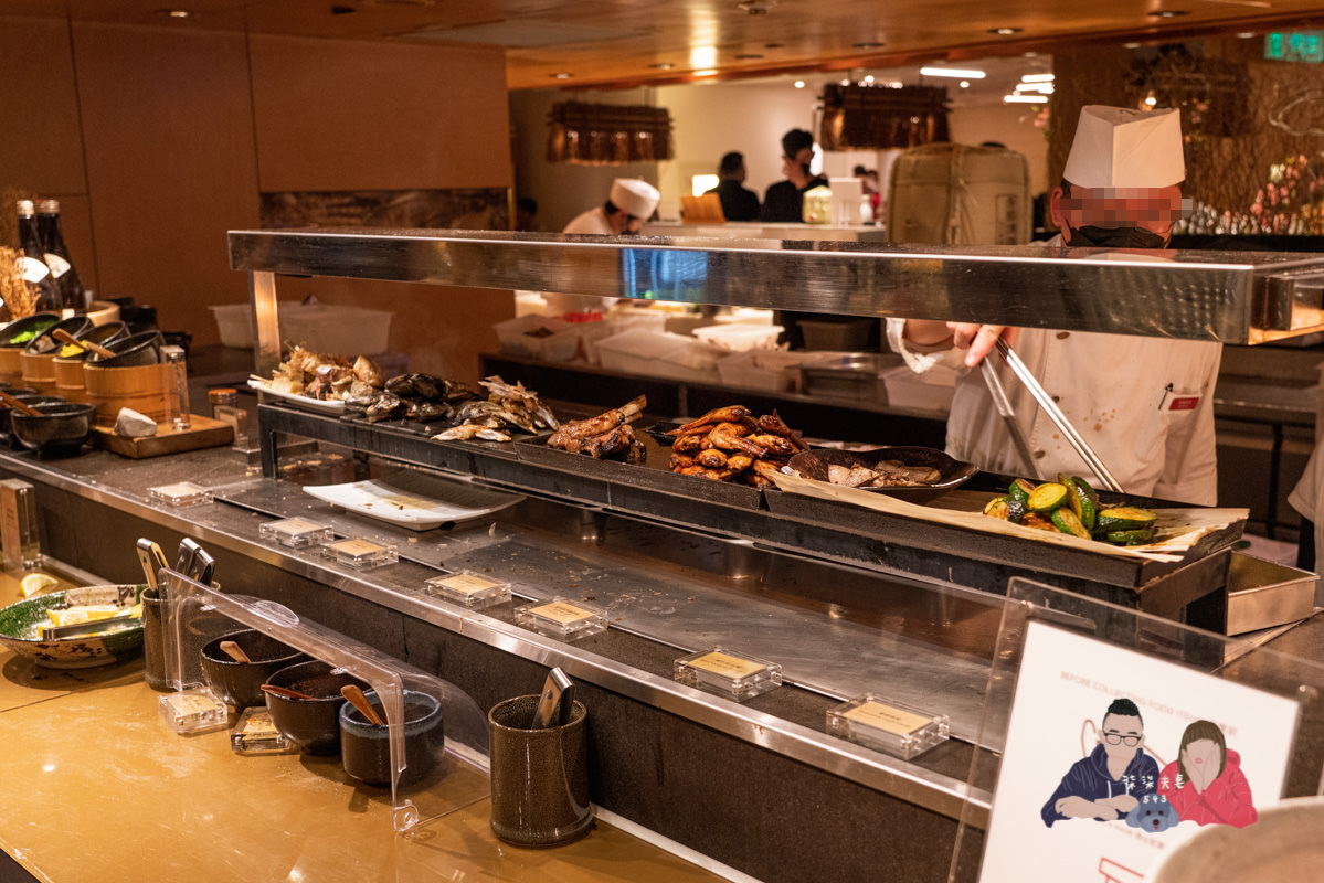 台北吃到飽》彩日本料理IRODORI｜好吃且精緻的燒烤跟日料，但選擇偏少而且酒水須加價。