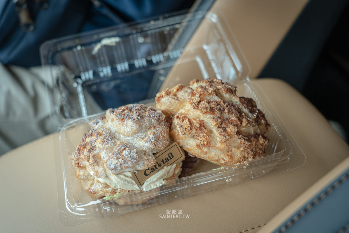 貓尾巴》超熱門大排隊的嘉義美食！俗擱大碗的嘉義甜點店，不要再買泡芙了，該買的是其他甜點！！