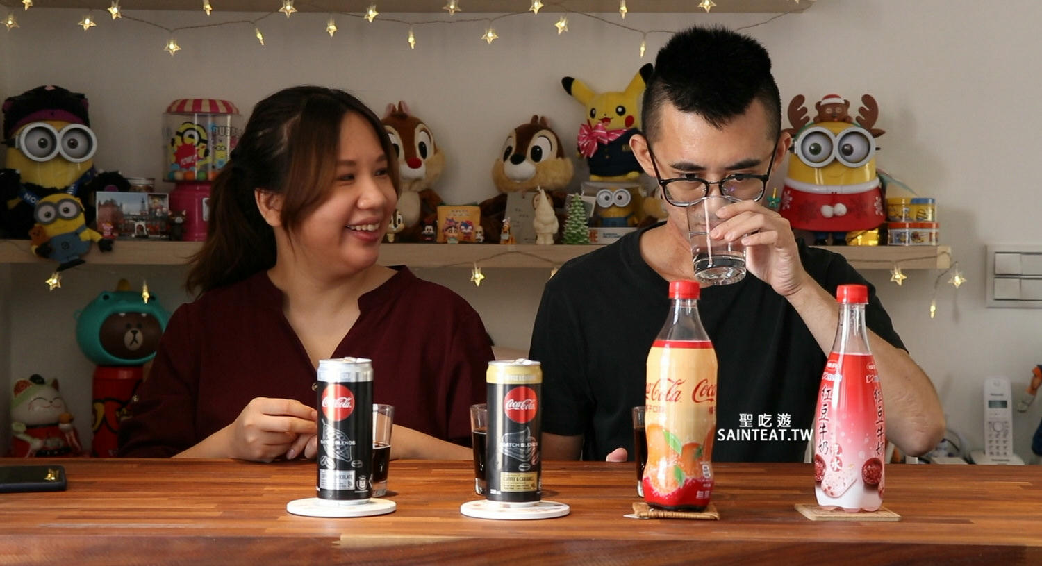 可口可樂新口味》咖啡汽水巧克力、焦糖、橘子,外加一個味丹紅豆牛奶汽水,我是覺得喝原味就好啦。 - 第1張圖 可口可樂新口味》咖啡汽水巧克力、焦糖、橘子,外加一個味丹紅豆牛奶汽水,我是覺得喝原味就好啦。