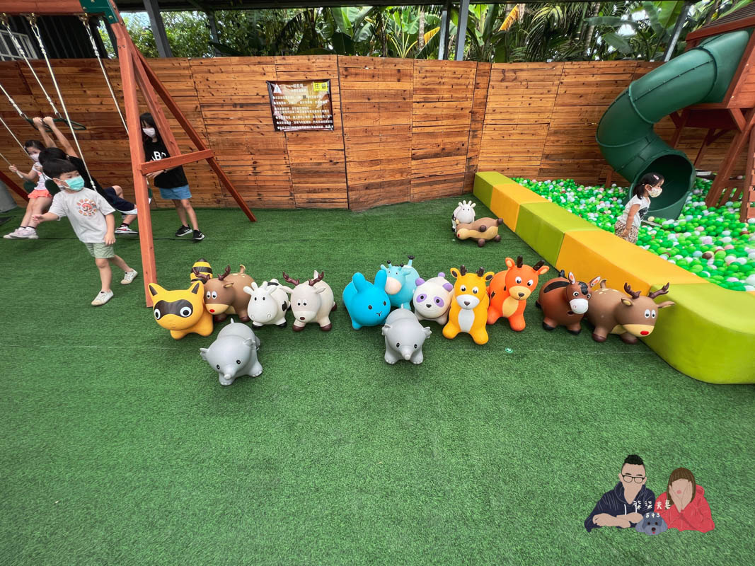 宜蘭親子景點》回巢｜親子小型遊樂園，狐蒙／羊咩咩／象龜，還有超可愛天竺鼠到處亂跑～