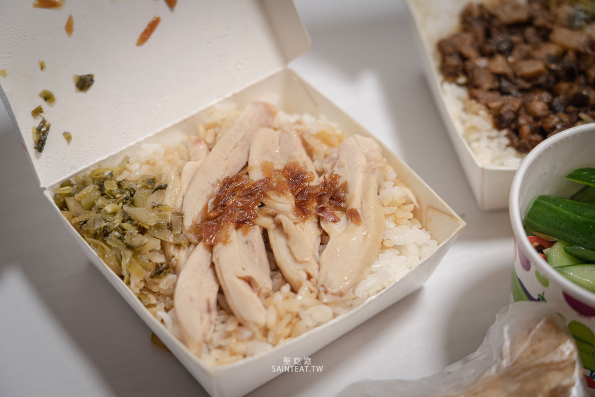 基隆吃外送》青森坊｜雞腿肉片飯一秒回嘉義，羹湯滷肉飯也都很好吃！