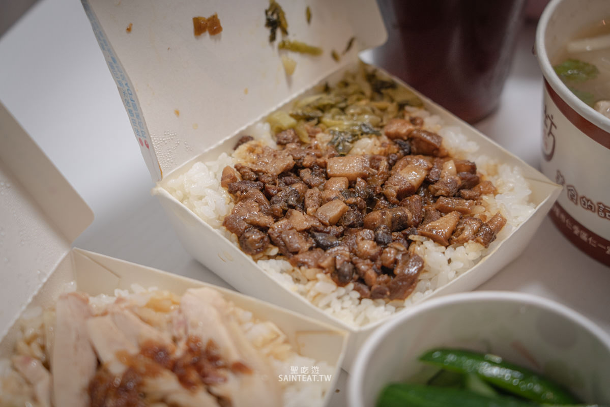 基隆吃外送》青森坊｜雞腿肉片飯一秒回嘉義，羹湯滷肉飯也都很好吃！