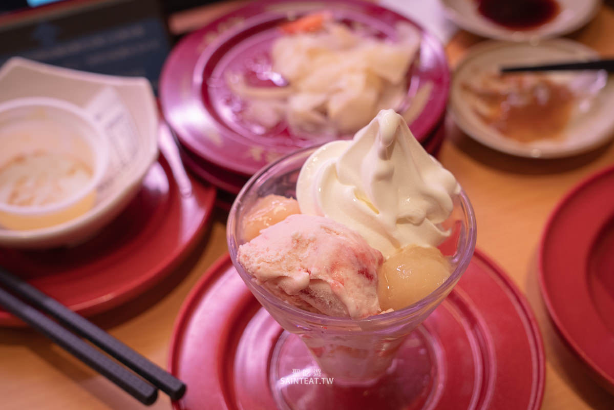 壽司郎桃子霜淇淋聖代