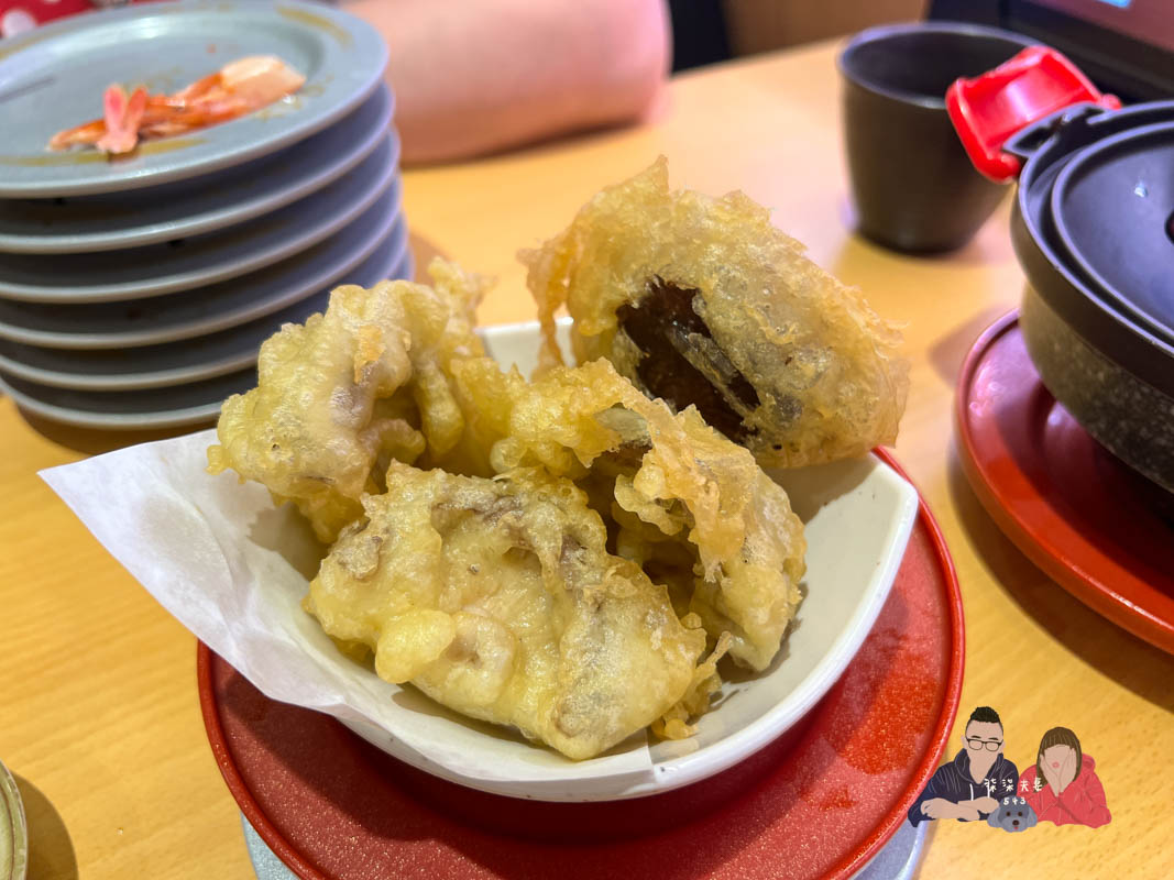 壽司郎美食圖鑑》吃過的91款餐點/甜點,哪些推薦哪些雷?期間限定好吃嗎?持續更新中! - 第72張圖 壽司郎香菇天婦羅 (2)