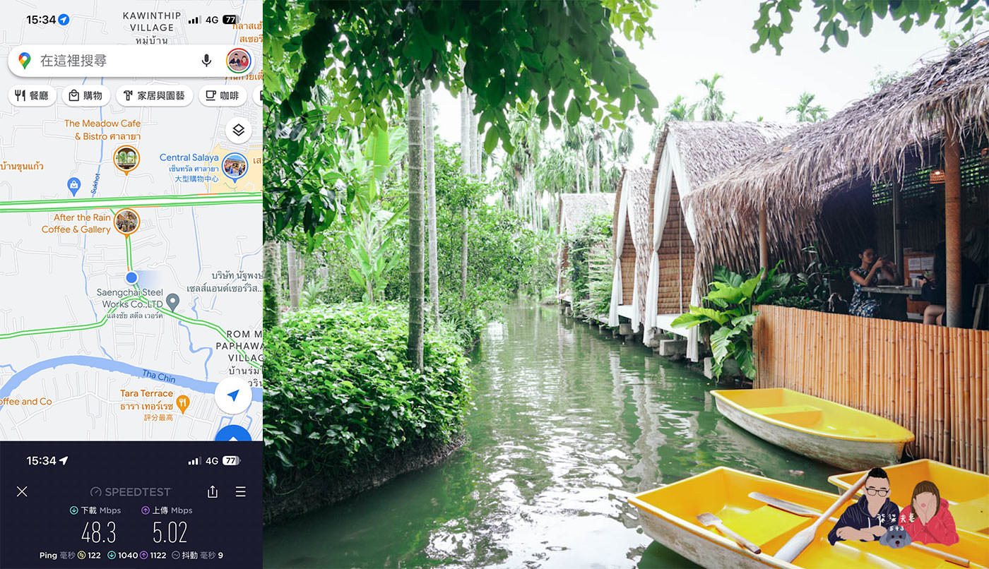 威訊泰國esimAfter-the-Rain-Coffee-&-Gallery咖啡廳測速