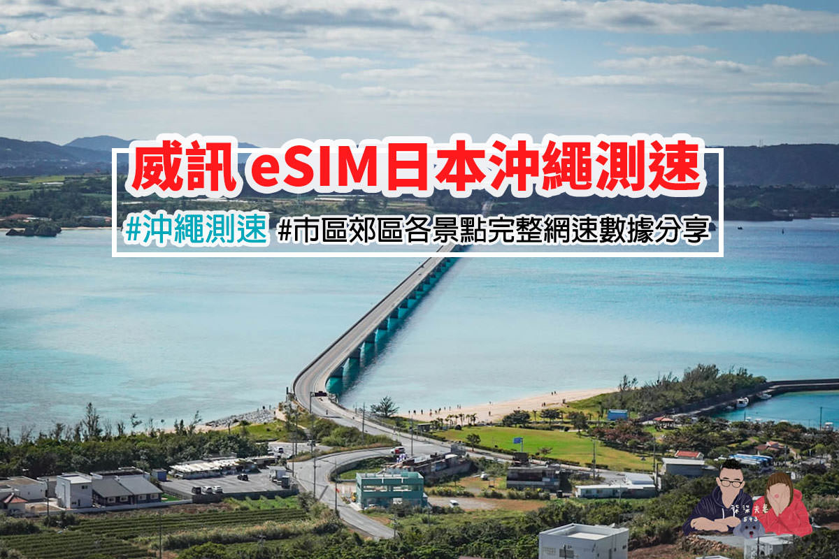 威訊eSIM沖繩網速實測
