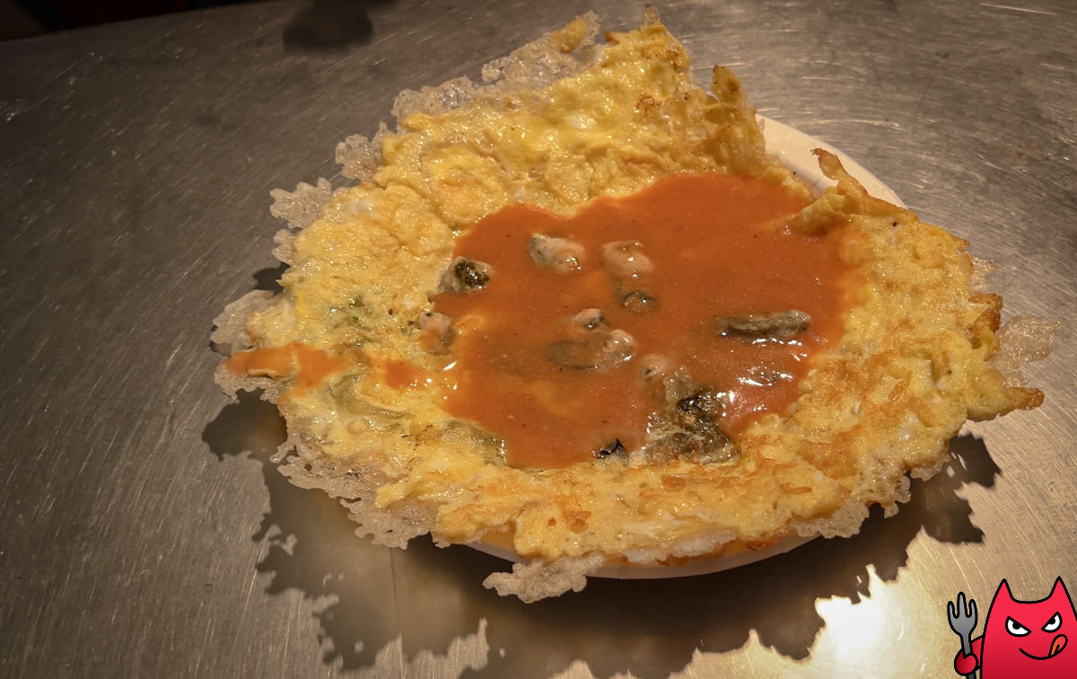 廣州街夜市脆皮蚵仔煎》台北市最好吃的蚵仔煎?這間絕對可以角逐前幾名! - 第1張圖 廣州街夜市香脆蚵仔煎