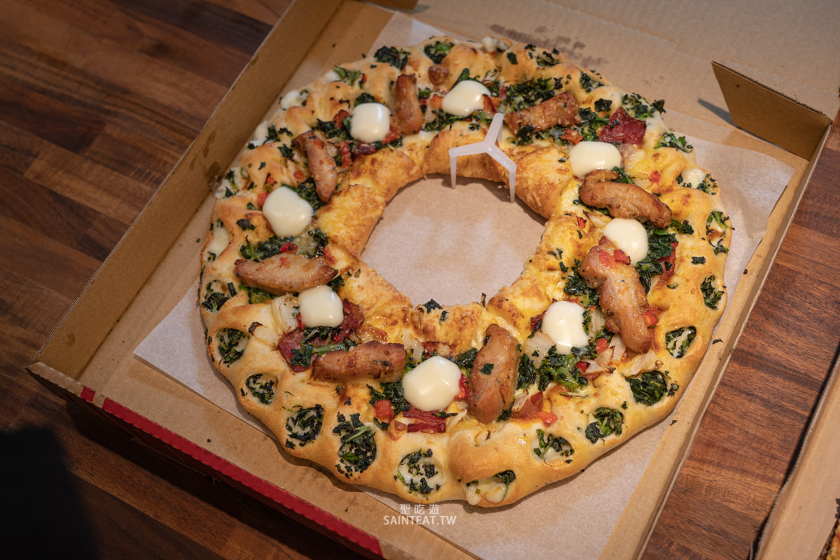 必勝客大芝心聖誕花圈烤雞比薩/有愛必勝比薩》越多越多花樣的必勝客,到底好不好吃? - 第11張圖 必勝客大芝心聖誕花圈烤雞比薩/有愛必勝比薩》越多越多花樣的必勝客,到底好不好吃?