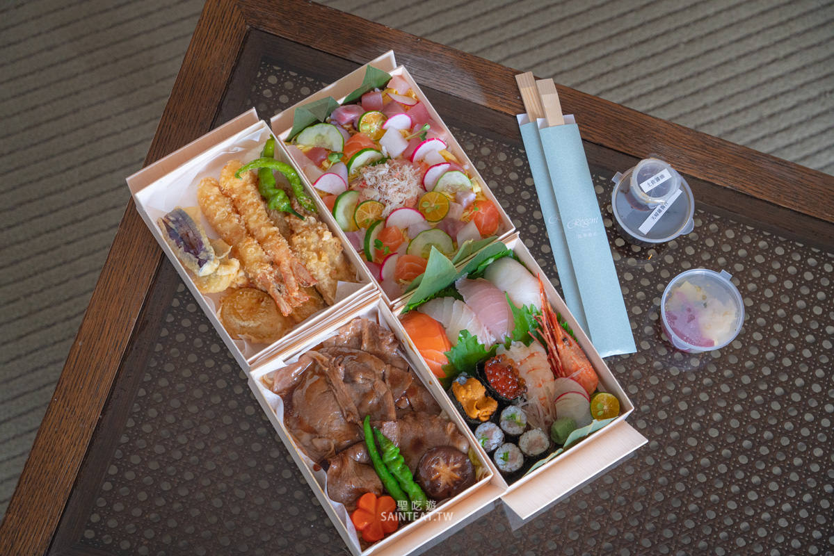 晶華美食到你家》日式海陸重箱|絕美的日式餐盒~但口味差強人意,除非有大特價,不然真的不推薦。 - 第6張圖 晶華美食到你家》日式海陸重箱|絕美的日式餐盒~但口味差強人意,除非有大特價,不然真的不推薦。