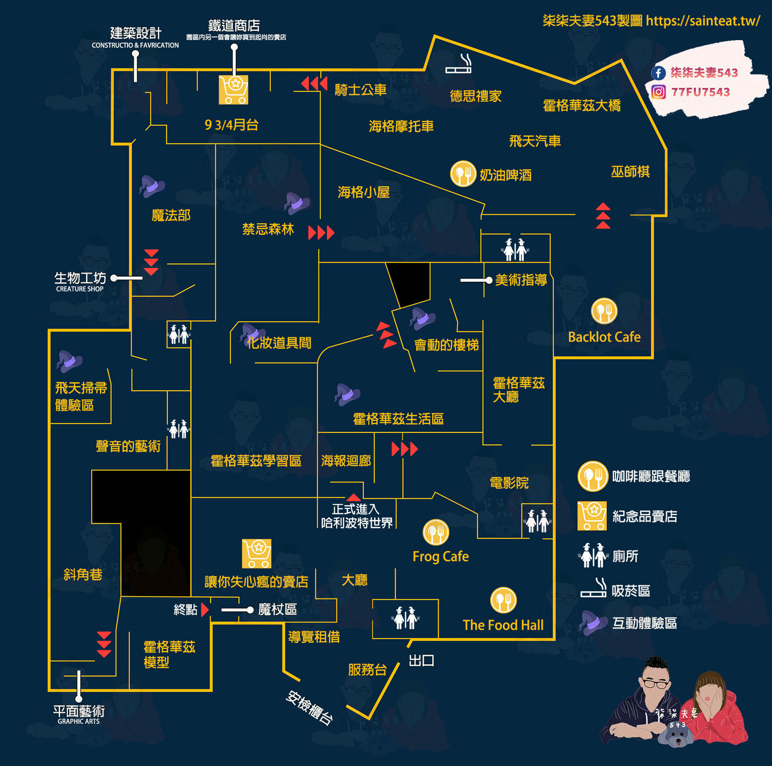 東京哈利波特影城地圖中文版