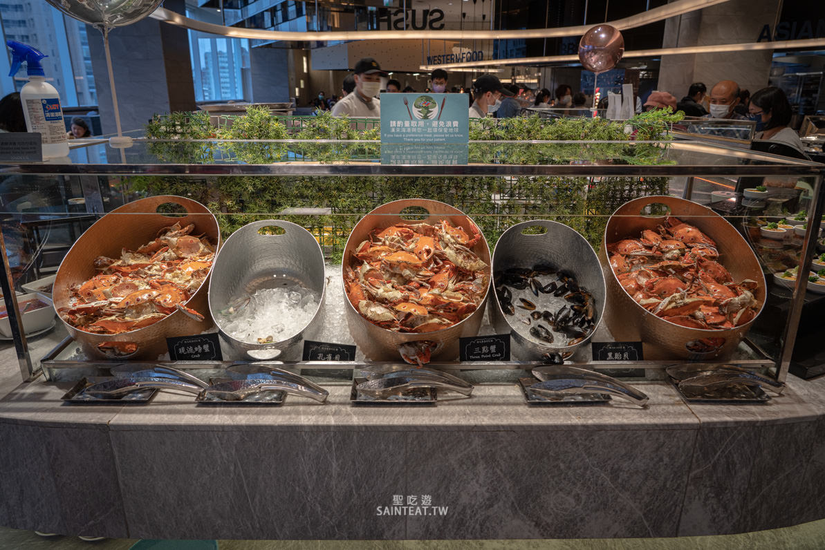 台北下午茶吃到飽》漢來海港自助餐廳敦化店｜海鮮真的要加油，但甜點很不錯～來這邊要吃甜點才對！