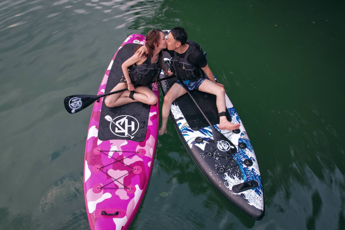 日月潭SUP推薦》樂晴SUP俱樂部｜幾百張堪比婚攝的單眼/空拍機照片送給妳～來日月潭必玩的立槳體驗！