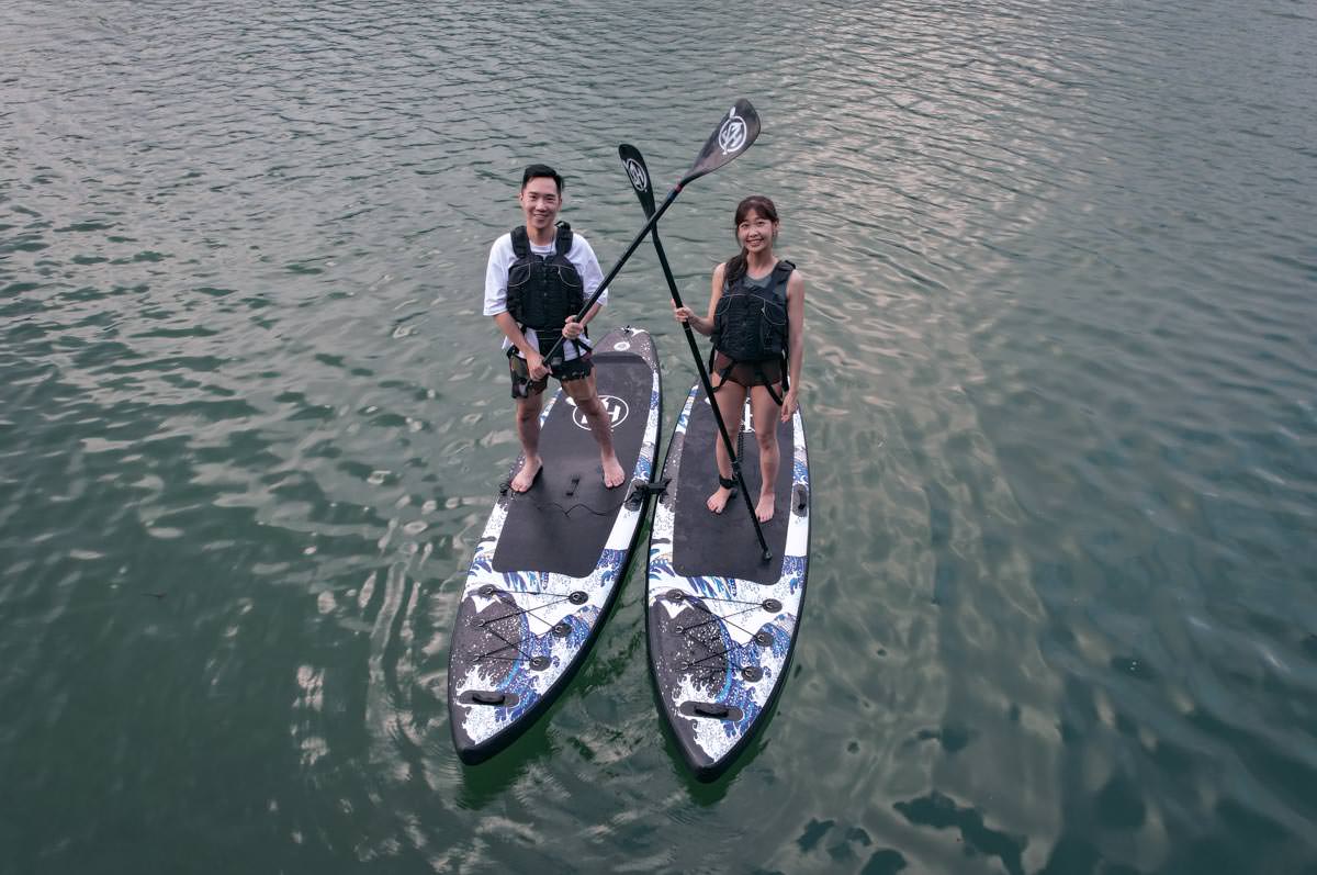 日月潭SUP推薦》樂晴SUP俱樂部｜幾百張堪比婚攝的單眼/空拍機照片送給妳～來日月潭必玩的立槳體驗！