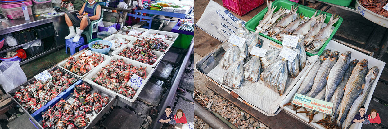 美功鐵道市場》曼谷近郊一日遊推薦,火車撞進菜市場的奇景! - 第33張圖 泰國美功鐵道市場-116