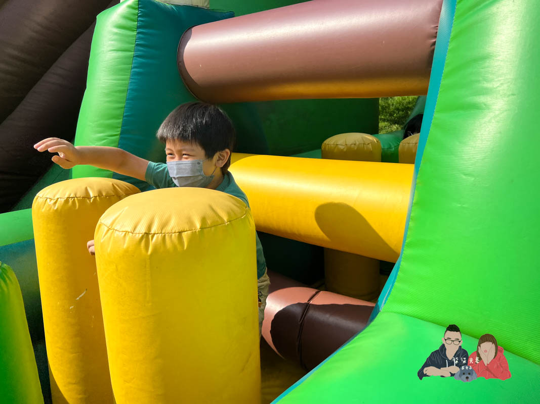 台中親子景點》海灣樂世界啵比星球｜二訪！小孩玩到起肖，親子毛孩都能一起同樂！