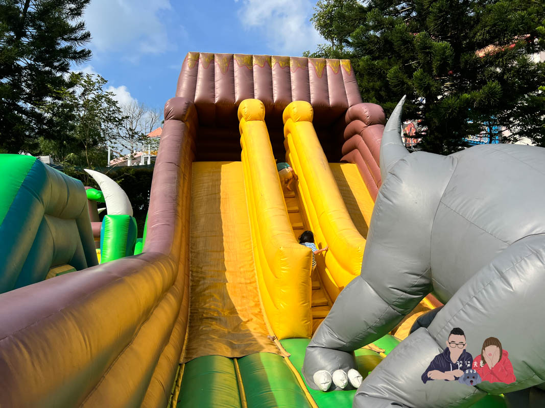 台中親子景點》海灣樂世界啵比星球｜二訪！小孩玩到起肖，親子毛孩都能一起同樂！