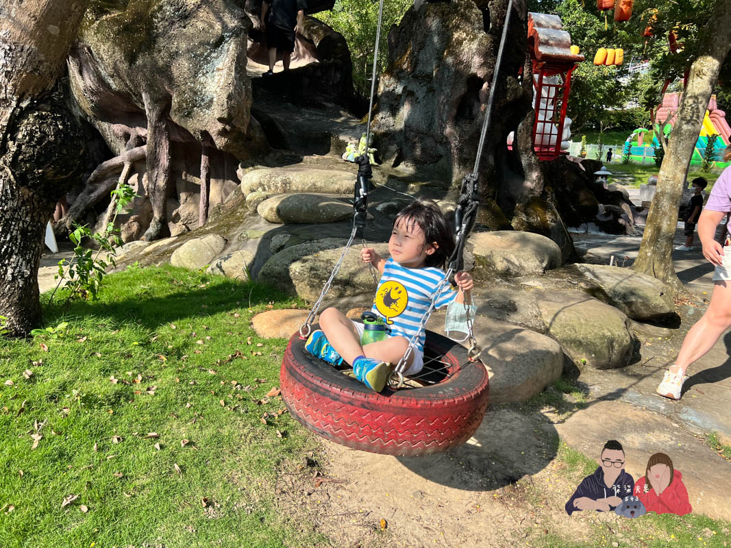 台中親子景點》海灣樂世界啵比星球｜二訪！小孩玩到起肖，親子毛孩都能一起同樂！