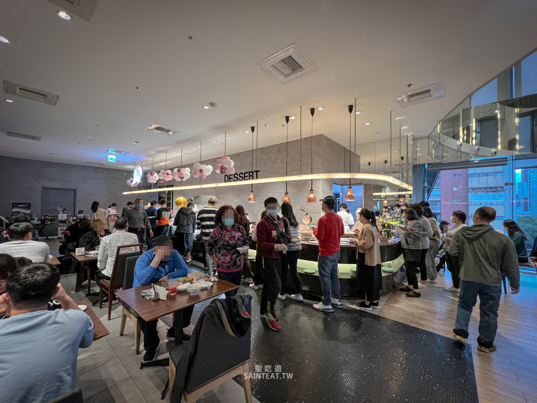 台北下午茶吃到飽》漢來海港自助餐廳敦化店｜海鮮真的要加油，但甜點很不錯～來這邊要吃甜點才對！