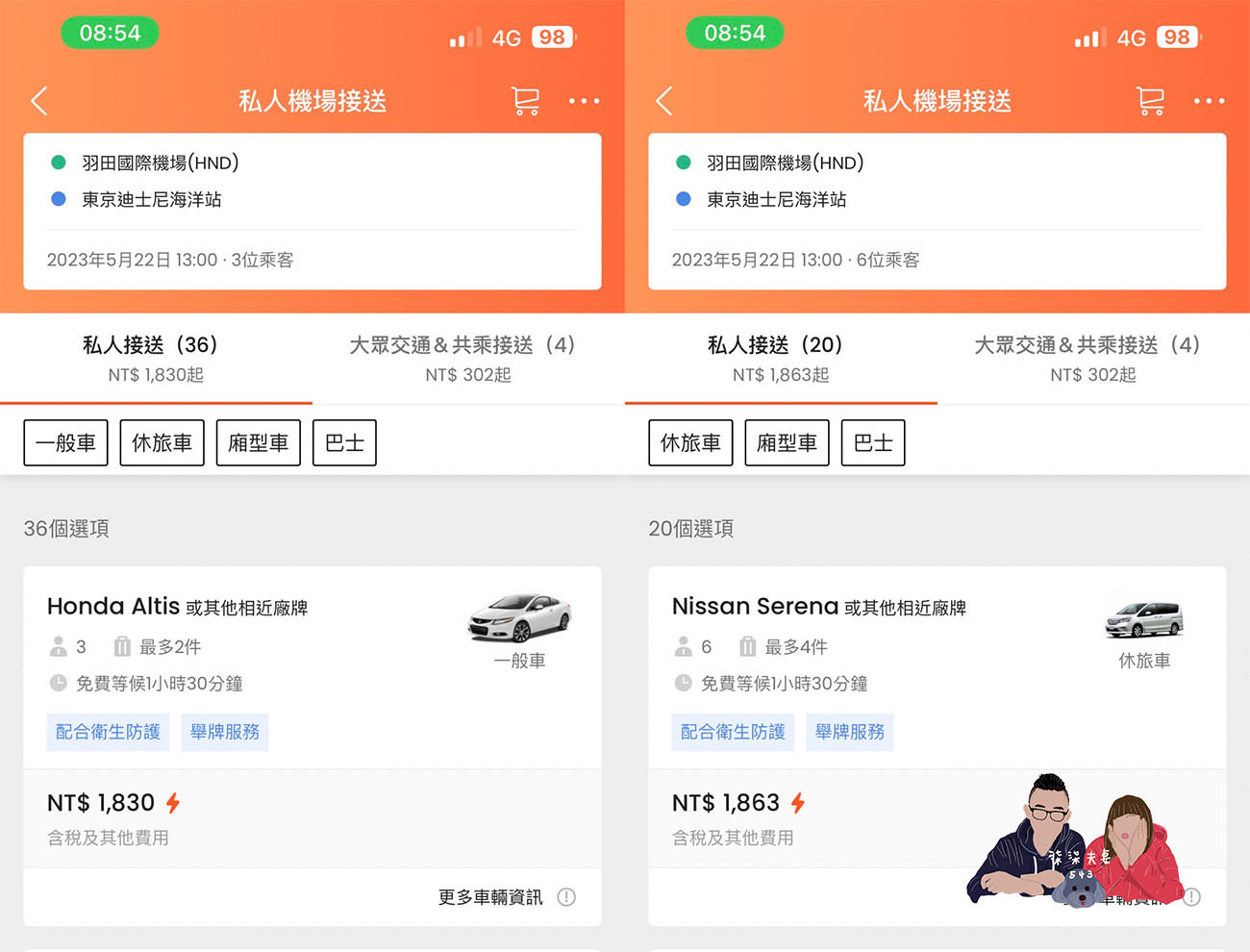 東京迪士尼樂園交通攻略》陸地/海洋怎麼去?成田機場/羽田機場/東京市區搭車指南。 - 第34張圖 羽田機場接送
