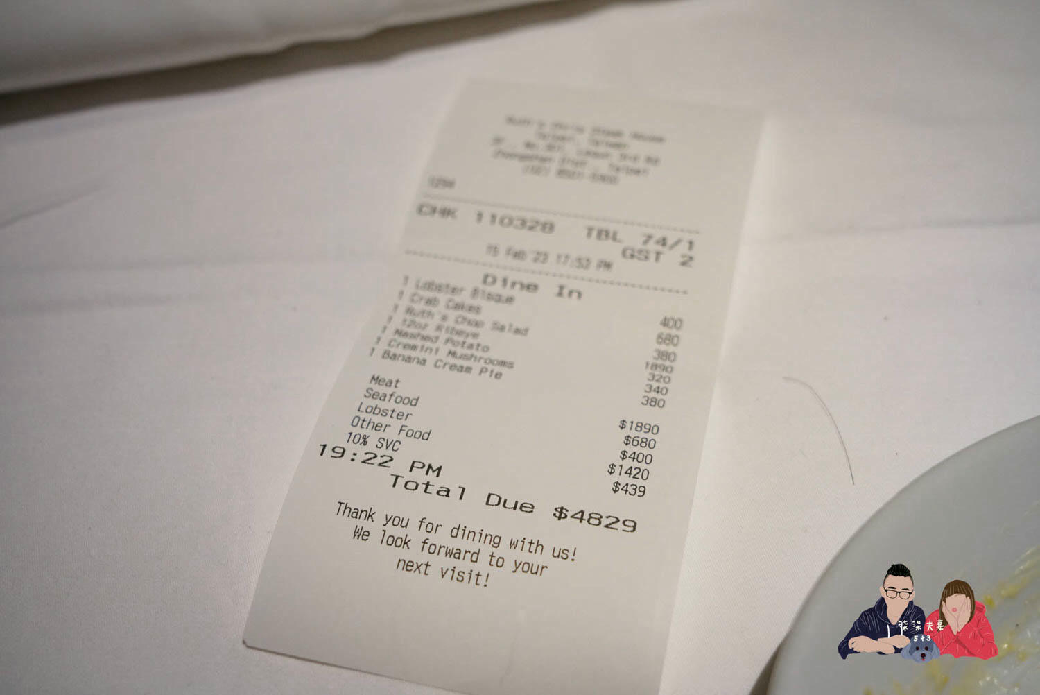 茹絲葵大直店》全球最大的頂級牛排餐廳,幾乎是台北高級牛排的代名詞! - 第9張圖 茹絲葵菜單價位 (2)