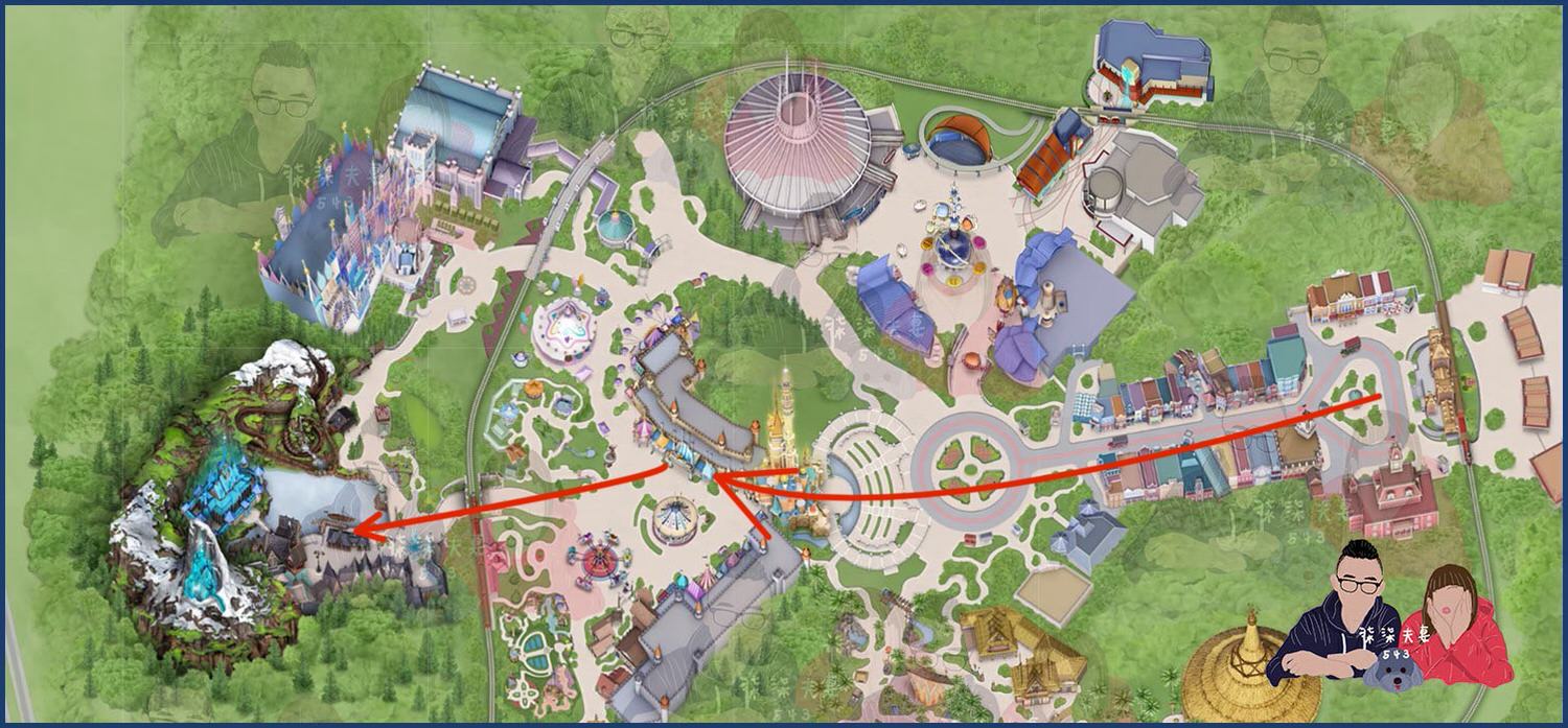 香港迪士尼最速前往魔雪奇緣園區
