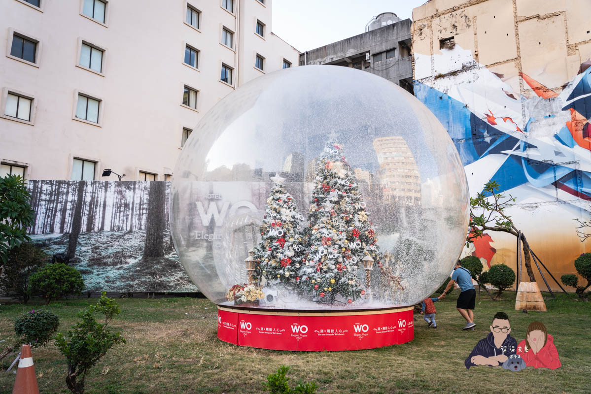WO Hotel窩飯店》高雄平價住宿｜交通尚屬方便的便宜商旅，飯店旁有超大顆的水晶球，很夢幻～