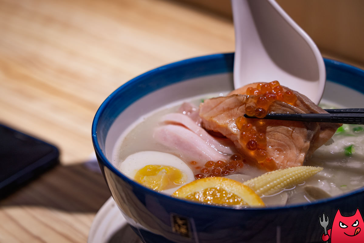 台中拉麵推薦》鮭の大助｜特濃鮭白湯加飯真的是有夠爽，獨樹一格的鮭白湯拉麵！