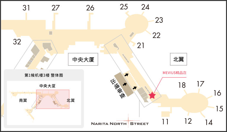 MEVIUS精品店位置地圖