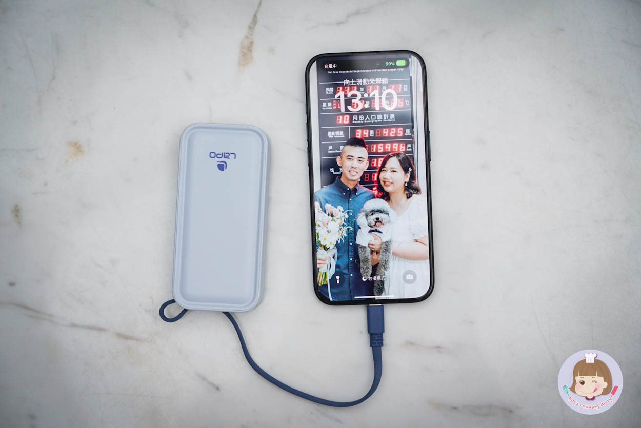LaPO 20W雙向快充二合一充電器行動電源 WT-06 (5)