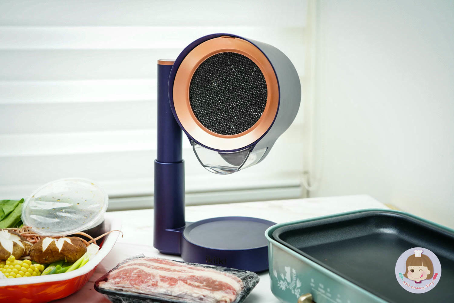 ikiiki桌上型除油煙機團購優惠》小套房抽油煙機推薦,在客廳吃燒肉火鍋不怕油煙味啦! - 第2張圖 ikiiki伊崎-桌上型除油煙機