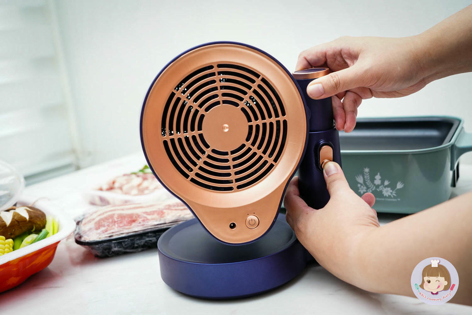 ikiiki桌上型除油煙機團購優惠》小套房抽油煙機推薦,在客廳吃燒肉火鍋不怕油煙味啦! - 第4張圖 ikiiki伊崎-桌上型除油煙機