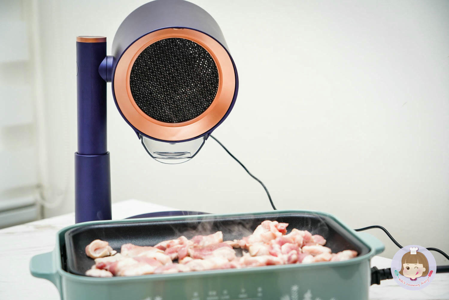 ikiiki桌上型除油煙機團購優惠》小套房抽油煙機推薦,在客廳吃燒肉火鍋不怕油煙味啦! - 第6張圖 ikiiki伊崎-桌上型除油煙機