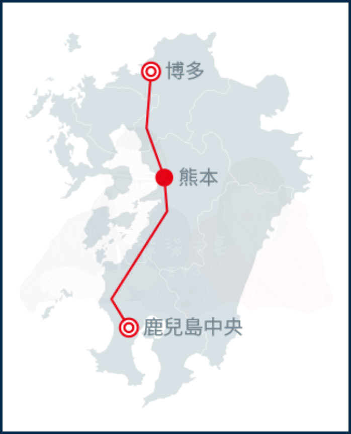 九州新幹線路線圖-1