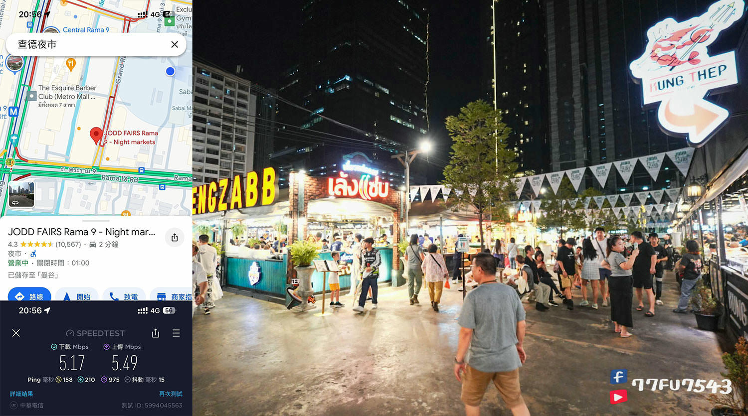 威訊曼谷喬德夜市