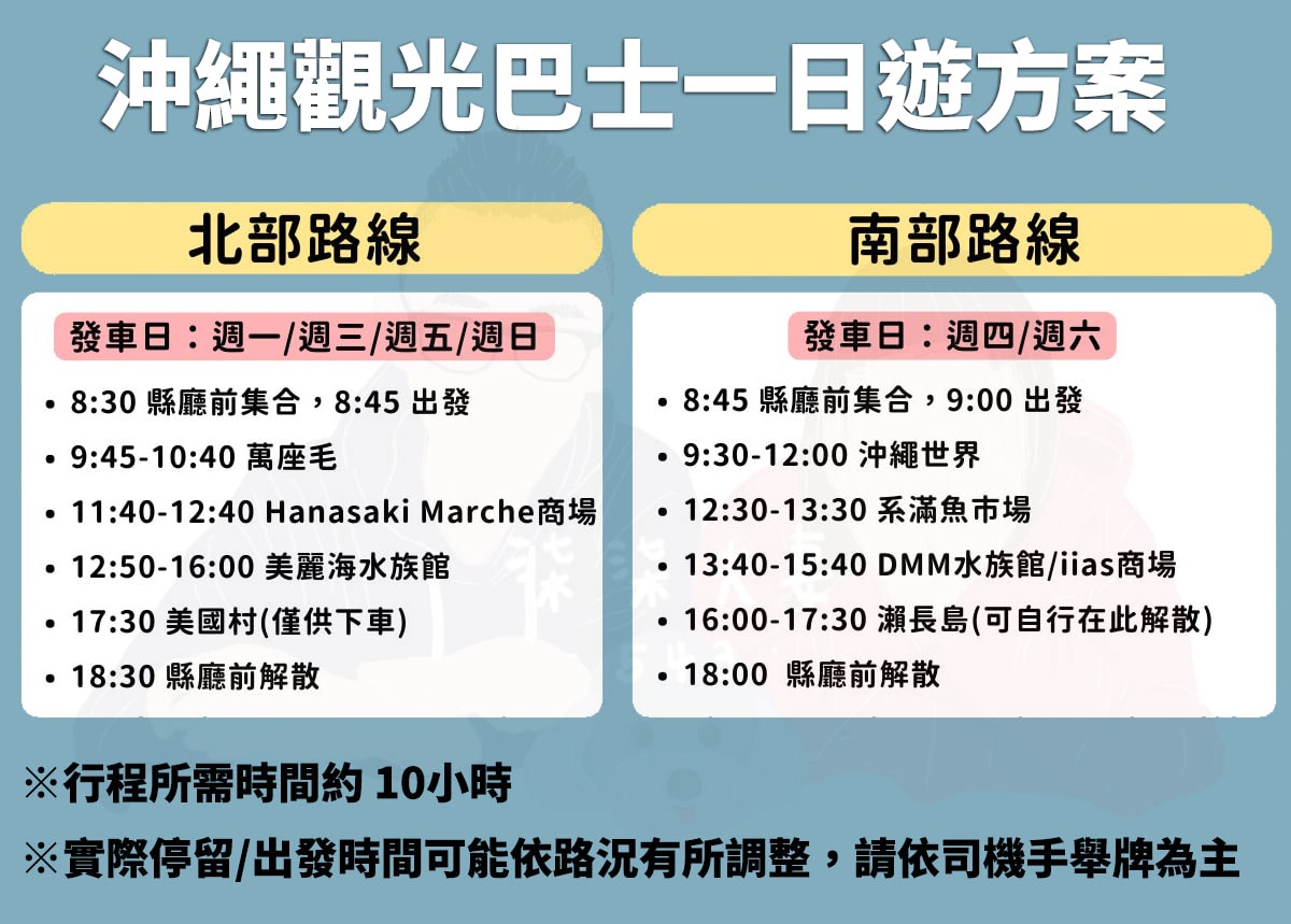 沖繩觀光巴士路線