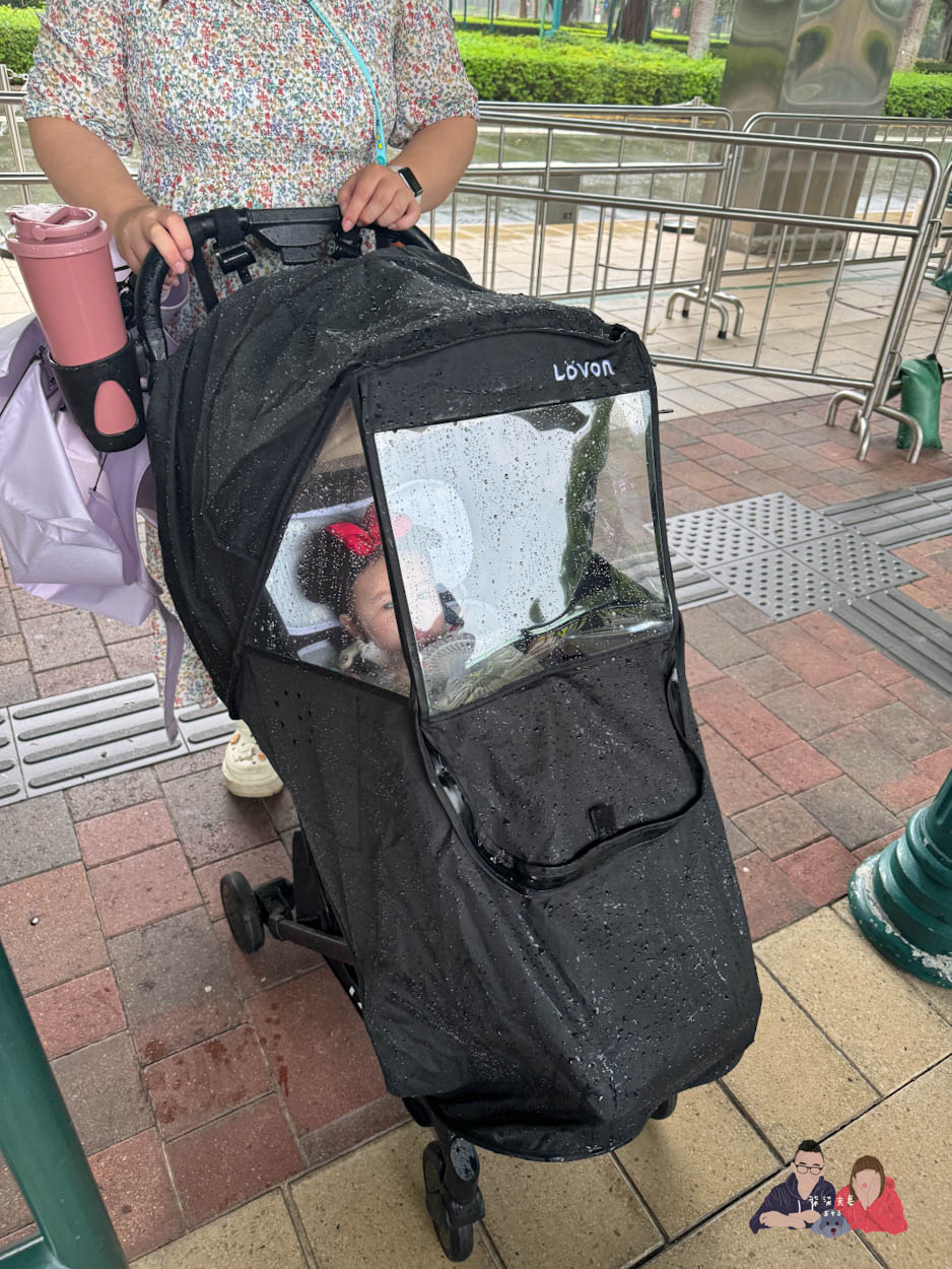 LOVON 推車的雨罩有觀景窗