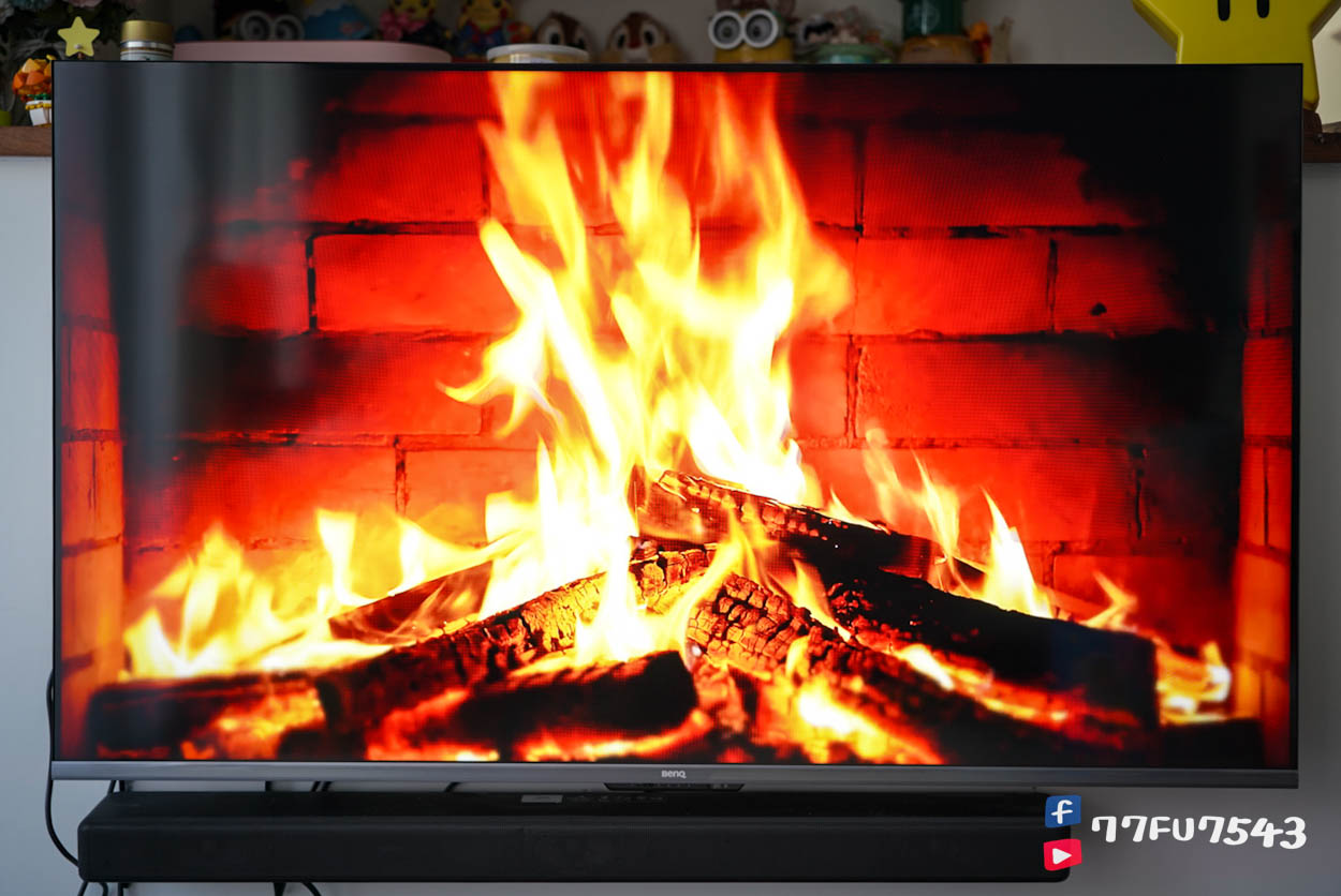 【BenQ J-770 MiniLED 55吋遊戲Google TV開箱】4K 144Hz 頂規效能,兼顧電競與家庭娛樂的高 CP 值首選! - 第8張圖 BenQ J-770 MiniLED 讓話面對比性更佳