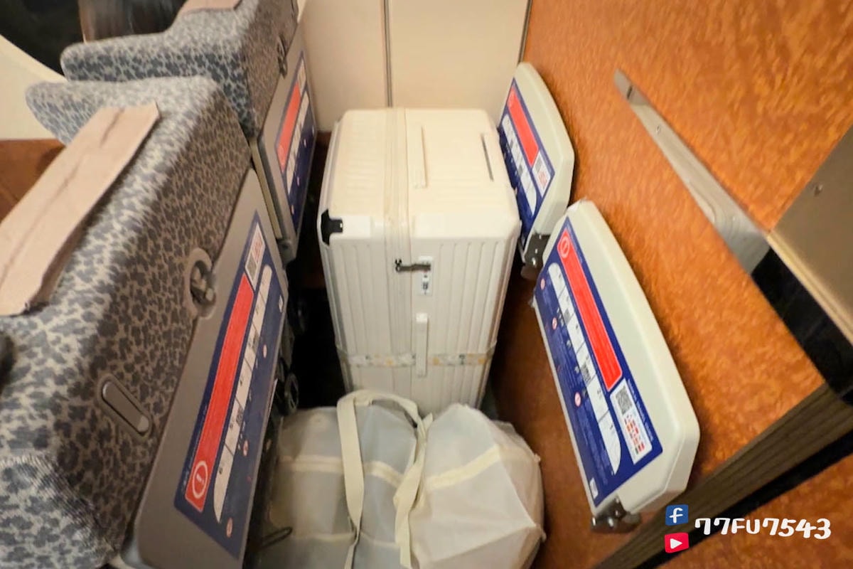 南海電鐵最後一排行李置放位