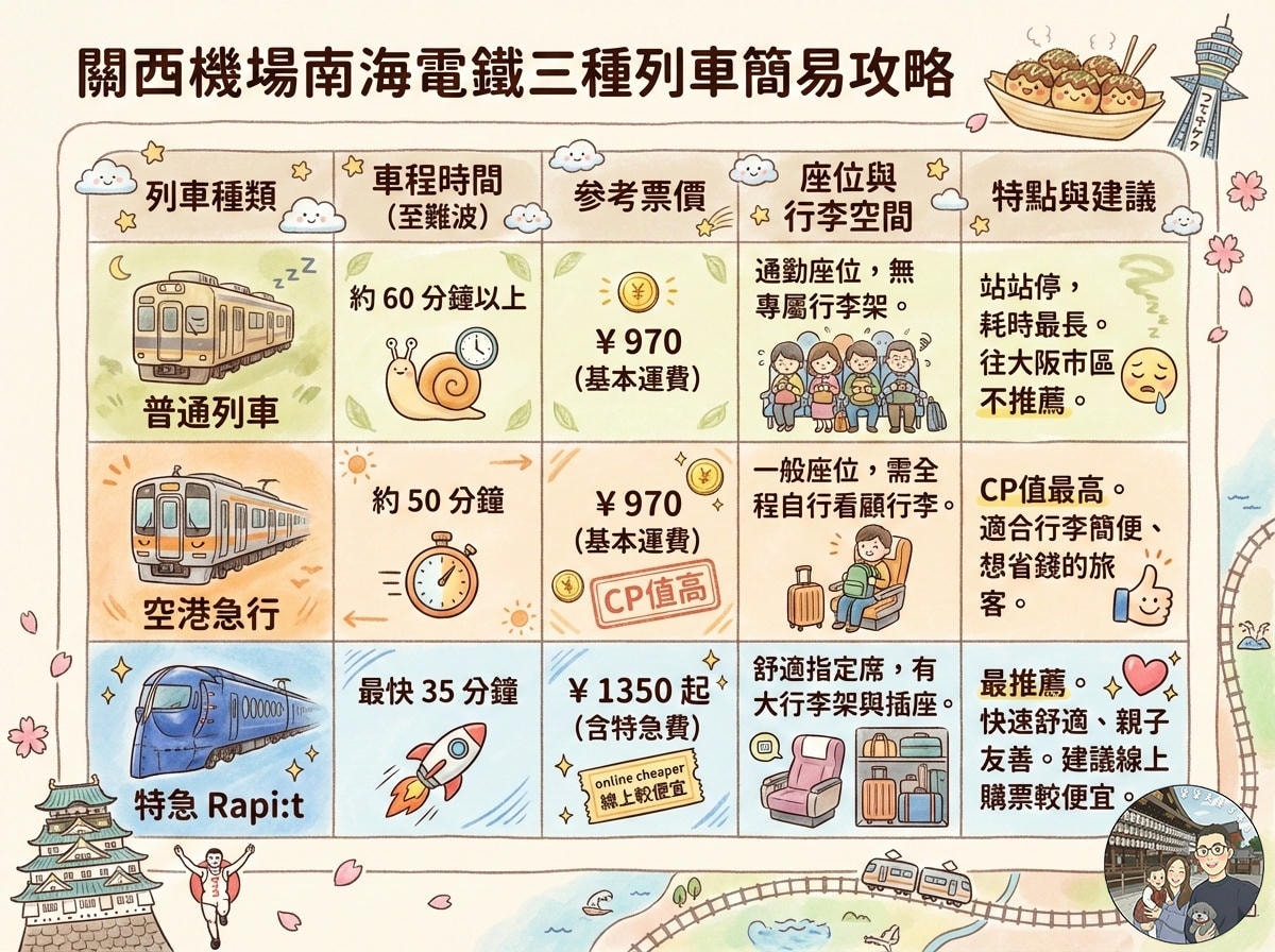 南海電鐵購票管道價格對比表