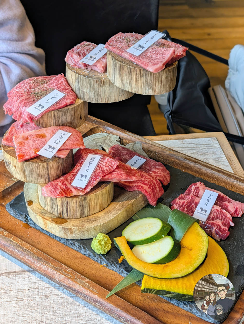 【東京燒肉推薦】USHIHACHI 牛八:親子友善燒肉!推車可入內、無煙味,帶嬰兒也能大口吃和牛! - 第14張圖 ushihachi和牛拼盤七品