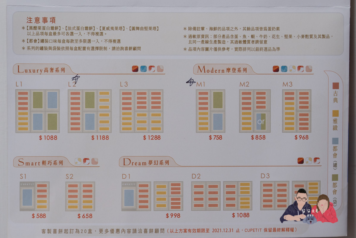 喜餅試吃》CUPETIT 卡柏蒂法式手工喜餅心得｜好吃好看高端大氣上檔次的喜餅，盒數折扣下來原來價格很親民！