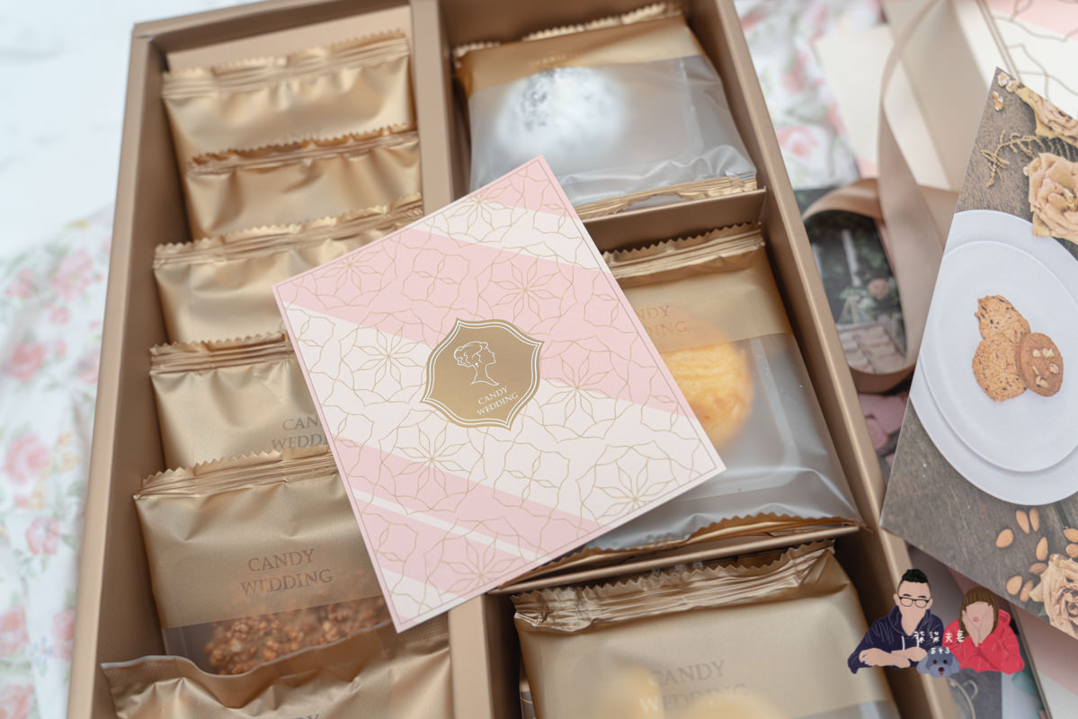 台中喜餅推薦》Candy Wedding｜居然可以客製專屬喜餅？精緻有特色的法式喜餅禮盒！
